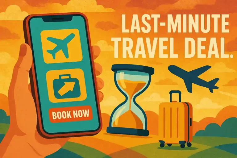 last minute travel deal